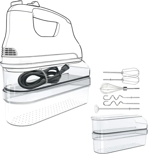 Vista 9 de KitchenAid - Caja de almacenamiento para batidora de mano para batidoras de mano KitchenAid serie KHM5/KHM6/KHM7/KHM9 Ultra Power Speed, caja