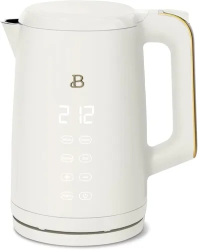 Vista 10 de Hervidor eléctrico 1.7L 1500W con pantalla activada por tacto, control de temperatura programable, 4 ajustes de té preestablecidos, apagado