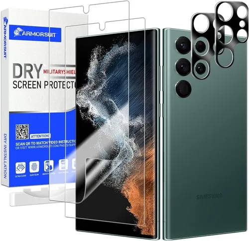 Vista 11 de Protector de pantalla para Samsung Galaxy S8 Repuestos Armorsuit – Galaxy S8 Vida militaryshield [compatible con carcasa]