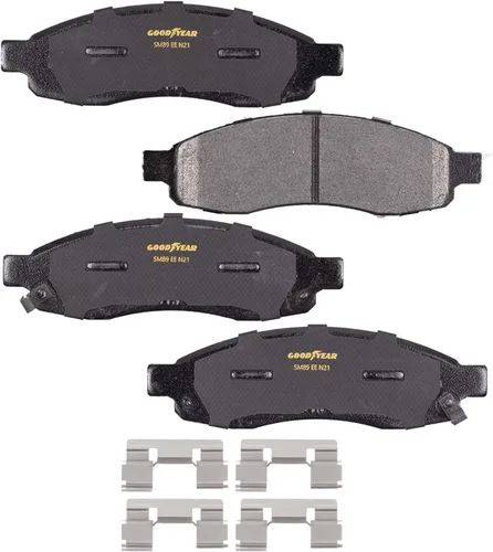 Vista 2 de Goodyear Frenos GYD1015 Pastillas de Freno Delantero de Carbono-Cerámica para Camión y SUV Infiniti QX56 05-04; Nissan Armada 06-05, Pathfinder
