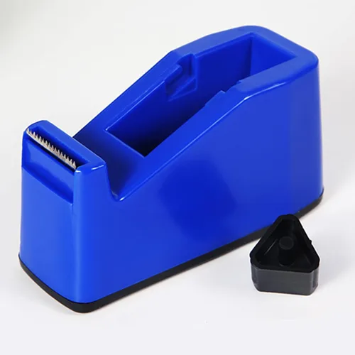 Vista 3 de Paquete de 4 dispensadores de cinta de escritorio antideslizante para oficina, hogar, escuela, dispensador de cinta de escritorio con una sola mano