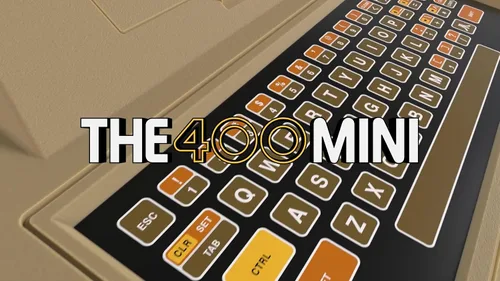 Vista 3 de Official Atari 400 Mini & Joystick - HDMI Output - Includes 25