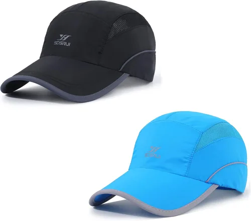 Vista 34 de Gorra deportiva de malla ligera de secado rápido para hombres y mujeres