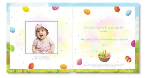 Vista 3 de Primera Pascua del bebé - Historia infantil personalizada - I See Me!