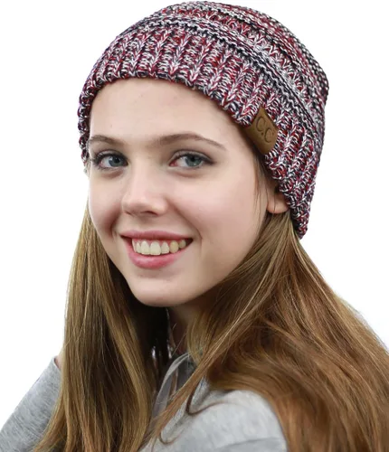 Vista 338 de C.C Trendy Warm Chunky Soft Stretch Cable Knit Beanie