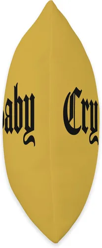 Vista 2 de Cry Baby Old English Design Studio CRY Baby Old English Design - Almohada (16 x 16 pulgadas), multicolor