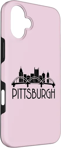 Vista 50 de iPhone 16 Pittsburgh Skyline 412 Steel City Case