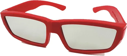 Vista 5 de Bookishbunny 5 pares de anteojos de plástico para visión del sol con certificación ISO, color rojo, tamaño adulto (negro + rojo)