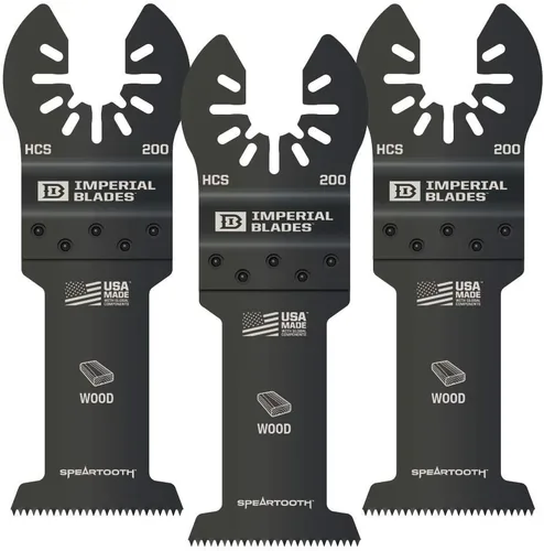 Vista 8 de Imperial Blades IBOA200-1 One Fit 1-3/8" Speartooth Hoja de madera de corte rápido, 1 unidad
