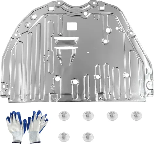 Vista 8 de Protector contra salpicaduras del motor compatible con Honda Civic 2016 2017 2018 2019 2020 2021, cubierta protectora bajo el auto OEM 74110-TBA-A00