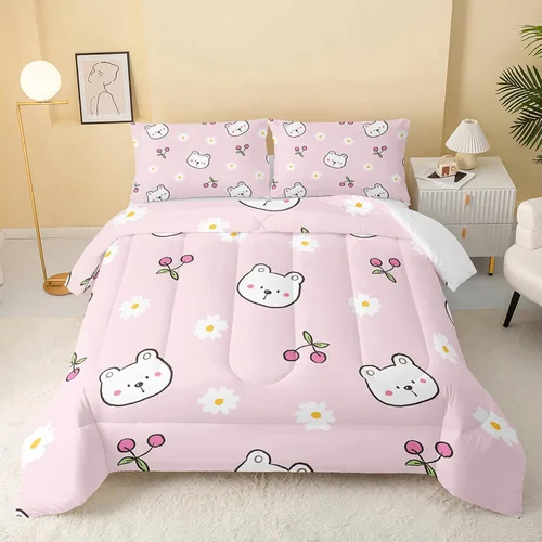 Vista 21 de QOOMO Juego de edredón de fútbol americano de 3 piezas, tamaño individual, juego de ropa de cama de fuego y agua para adolescentes, niños y niñas