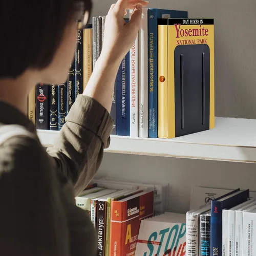 Vista 3 de Soportes para libros prémium Acrimet, Negro