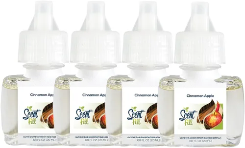 Vista 41 de Scent Fill Ambientador enchufable de sidra de manzana, 4 recambios de aceite perfumado