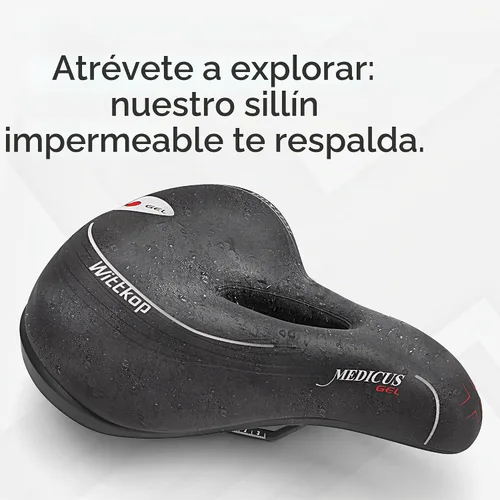 Vista 7 de Wittkop - Asiento de bicicleta de gran tamaño para bicicleta Peloton y bicicleta +, asiento de bicicleta cómodo, compatible con bicicletas Peloton