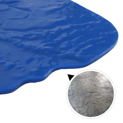 Vista 5 de Alfombrillas para sellos de concreto, moldes de textura de concreto, alfombrilla de estampado de hormigón con textura de piedra de pizarra