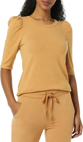 Vista 4 de Daily Ritual Blusa de punto acogedor con mangas 34 para mujer