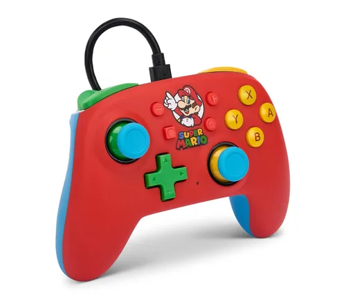 Vista 4 de Super Mario Bros Mario Medley Nano Wired Nintendo Switch Controller
