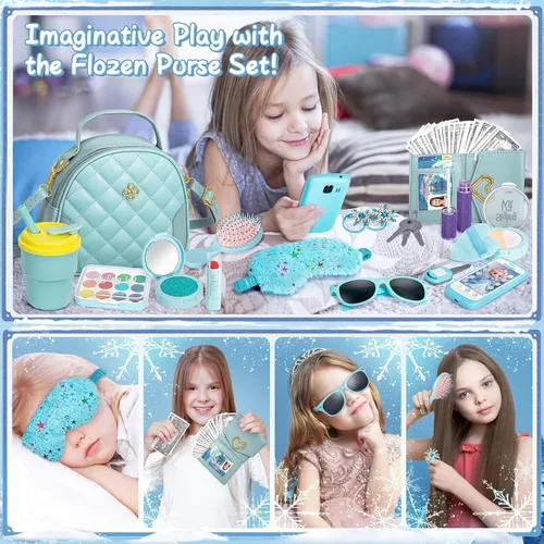 Vista 4 de Hohosunlar Bolso de regalo para niña de 3, 4, 5, 6, 7, 8, accesorios