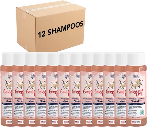 Vista 30 de Bobbi Panter Moisture & Shine - Champú para perros con aceite de argán, manzanilla y menta, fórmula natural nutritiva profunda para un pelaje suave