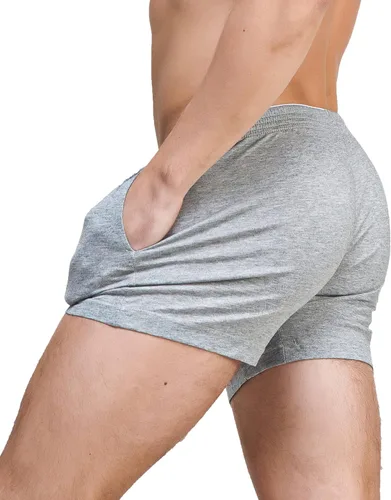 Vista 3 de Pantalones cortos de pijama para hombre con bolsillos