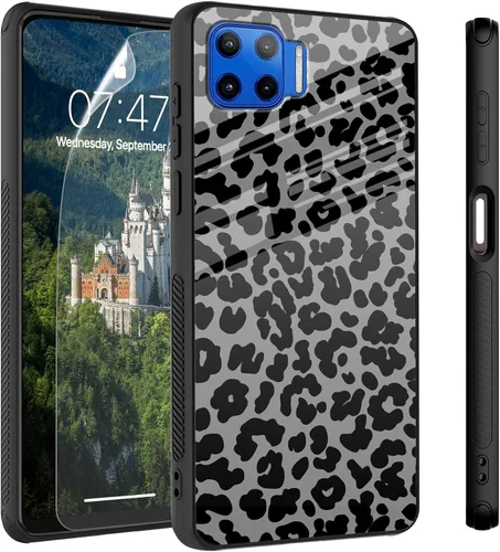 Vista 76 de Funda para Motorola Moto Edge 2022, cubierta trasera de vidrio templado con protector de pantalla, funda protectora a prueba de golpes para Motorola