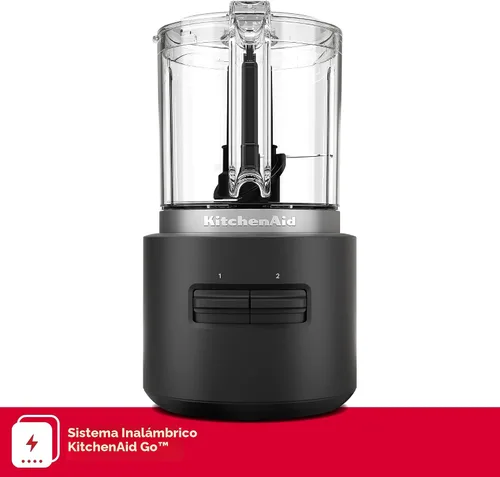 Vista 2 de KitchenAid Go™ - Picadora de alimentos inalámbrica - batería vendida por separado, KFCR500, Negro mate Cordless, Battery Sold Separately, 5 cup