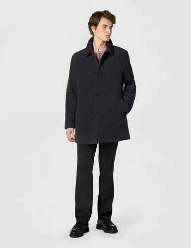 Vista 6 de Cole Haan - Abrigo de lana con botones para hombre de felpa para automóvil