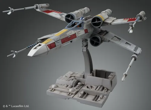 Vista 2 de Figura Star Wars 1/72 X- Wing Starfighter por Bandai