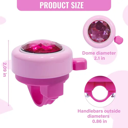 Vista 4 de CHILDHOOD Kids Bike Horn Children Bicycle Bell for Girls or Boys