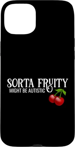 Vista 9 de Sorta Fruity Autistic Bisexual Queer Lesbian Autism Cherry Case for iPhone 16