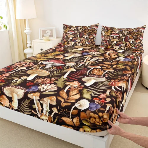 Vista 30 de Juego de ropa de cama con estampado de leopardo, tamaño individual, juego de cama de guepardo africano para decoración de dormitorio