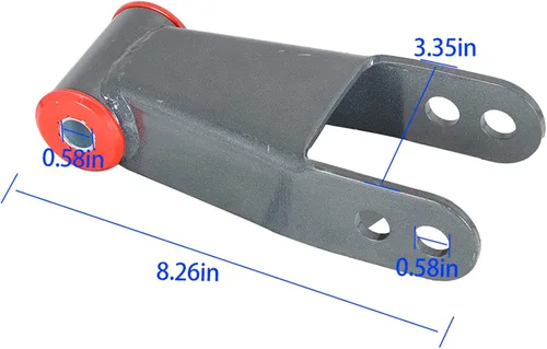Vista 2 de Kit de grilletes de nivelación y descenso ajustables de 2 pulgadas para la parte trasera, reemplazo para C10 1973-1987