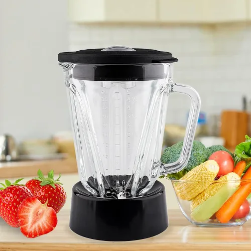 Vista 8 de Piezas de repuesto 5cups Tarro de vidrio con collar y cuchilla SPB-7CH-LR, compatible con licuadora Cuisinart