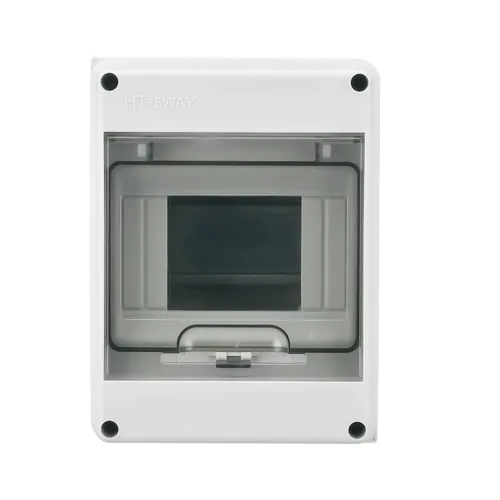Vista 7 de Caja de Protección de Distribución IP65 ABS, Caja de Distribución de Interruptor de Circuito Impermeable de 12 Vías, 12 DIN Caja de Unión