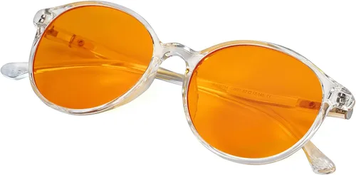 Vista 10 de LIKSMU Gafas de bloqueo de luz azul para computadora, juegos, TV, teléfono, gafas para dormir, mujeres y hombres, filtro profesional anti fatiga