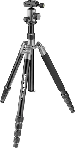 Vista 9 de Manfrotto Element Traveller - Kit de trípode pequeño de aluminio de 5 secciones con cabeza esférica 5-Section, 32 Cm Folded, 143 Cm Max, 1.15 Kg