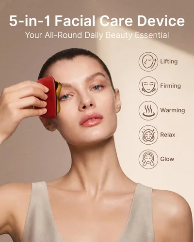 Vista 7 de ZDEER Nuevo kit de Gua Sha con calefacción eléctrica GS5 Pro