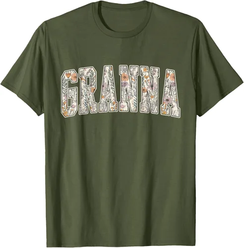 Vista 40 de Granna - Camiseta retro para el día de la madre Negro