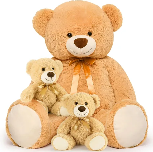 Vista 33 de MorisMos 10 Osos de Peluche a Granel para Baby Shower, Osos de Peluche Lindos de 14 Pulgadas Animales de Peluche de Felpa, Pequeños Osos de Peluche