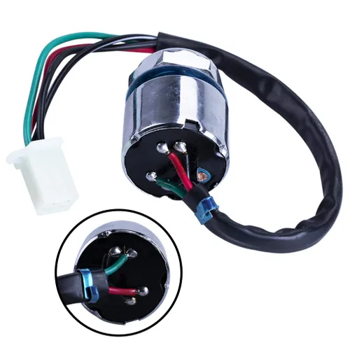 Vista 4 de Interruptor de encendido de llave de pin de 4 cables para Go Kart ATV Quad Dirt Bike Scooter motocicleta