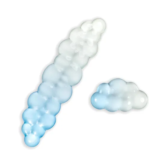 Vista 14 de Set de reposamuñecas ergonómico de gel de silicona para teclado y ratón Cloud – Reposamuñecas transparentes para teclado de computadora 60%/68%/75%