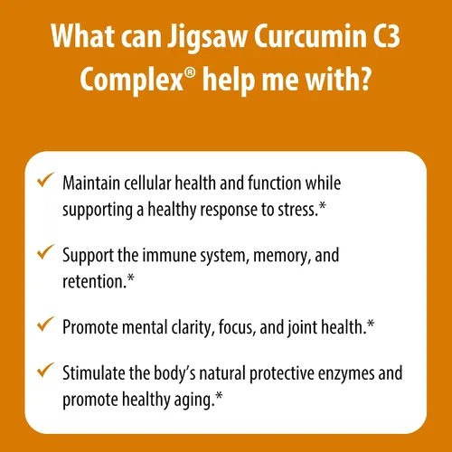 Vista 7 de Jigsaw Health Curcumina C3 Complex, 60 Cápsulas