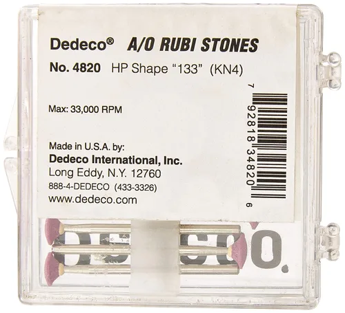 Vista 2 de Dedeco 4820 óxido de aluminio, piedras Rubi, HP 133 (KN4) (paquete de 12)