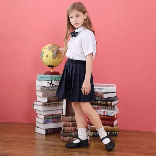 Vista 3 de Tobfis Zapatos planos Mary Jane para niña, ligeros, de uniforme escolar, color negro, zapatos de vestir (niñoniño pequeñoniño grandejuvenil)
