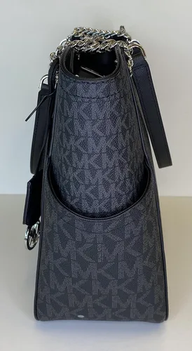 Vista 9 de Michael Kors Jet Set - bolsa de hombro para viaje con cadena grande cartera triple Michael Kors Jet Set