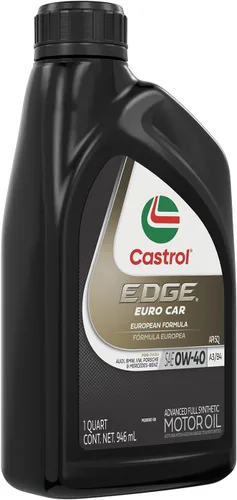 Vista 7 de Aceite de motor sintético avanzado Castrol Edge Euro 0W-40 A3/B4, 1 cuarto de galón, paquete de 6