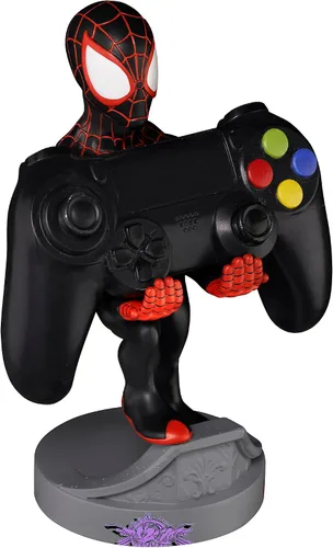 Vista 11 de Exquisite Gaming Cable Guy - Marvel Spiderverse: Miles Morales Spiderman - Controlador de carga y soporte para dispositivos - Juguete - Xbox 360