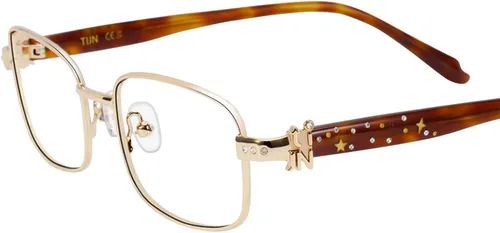 Vista 11 de TIJN Lentes de bloqueo de luz azul para mujeres y hombres, gafas cuadradas de acetato con marco de metal para cosplay y niñas de anime, Rin