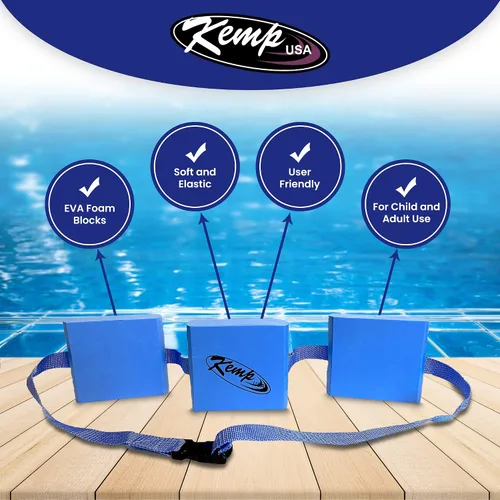 Vista 5 de Kemp USA Cinturón flotante Learn 2 para niños