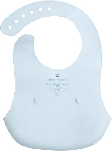 Vista 2 de green sprouts Unisex Baby Silicone Scoop Bib